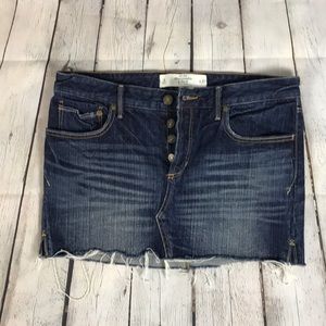 {Abercrombie & Fitch} Mini Jean Skirt - Size 4